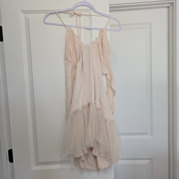 Dresses & Skirts - Elegant Cream Bohemian Lace Layered Dress Size Small